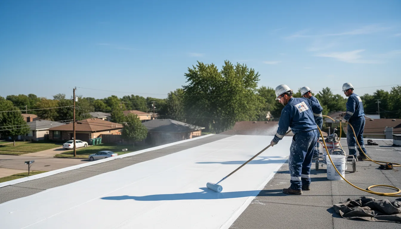 Commercial roof coating in Otterbein, IN near me